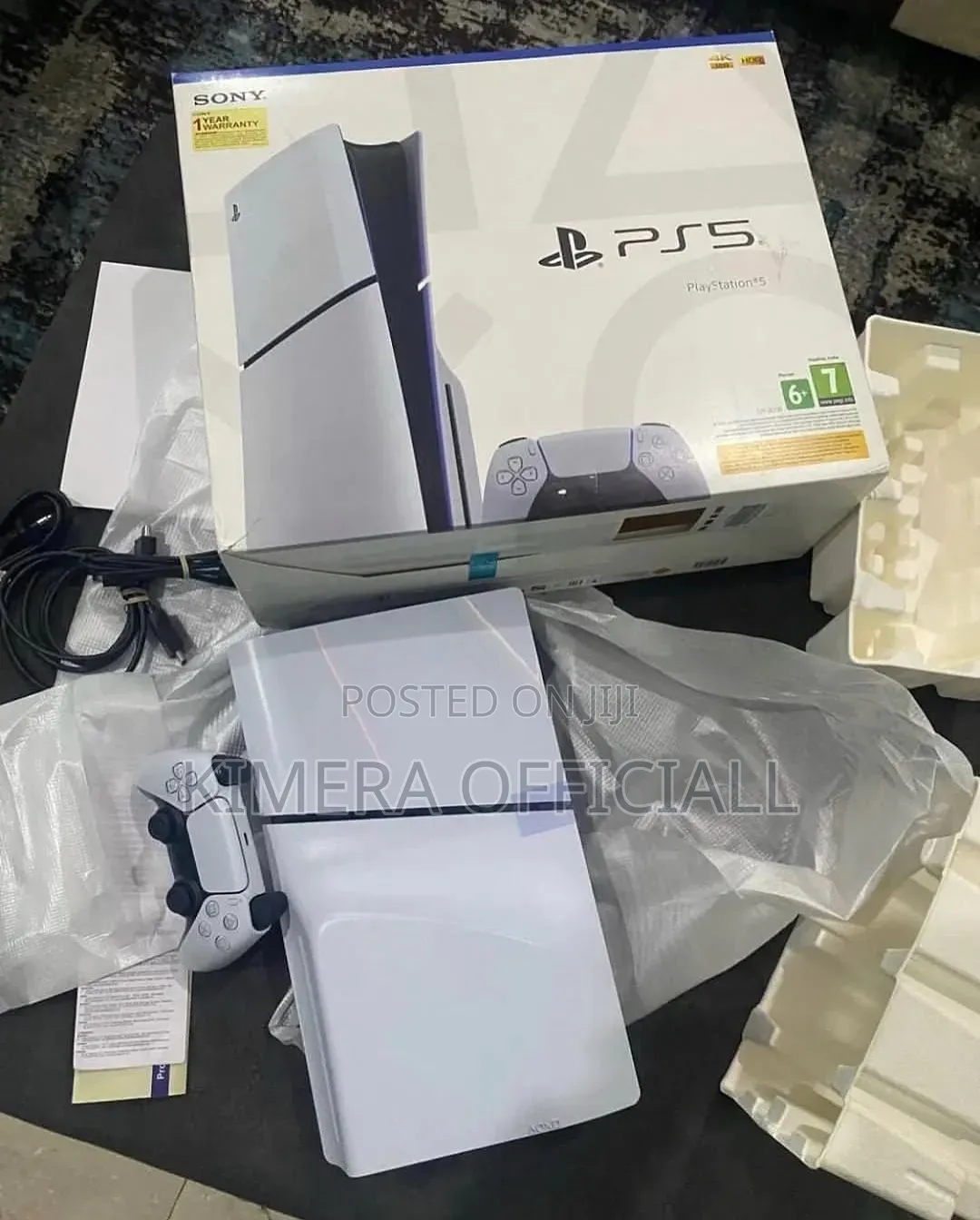 PS5 Slim Disc Edition: Less Bulk on Table, More Gaming Power! 