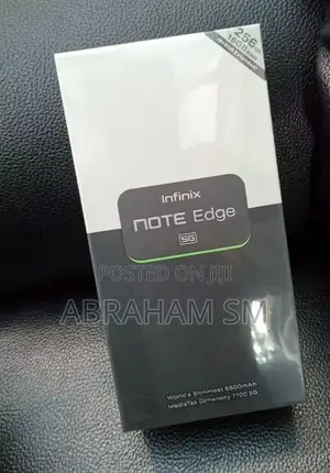 New Infinix Note Edge 256 GB Black