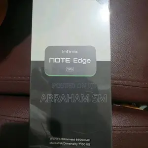 New Infinix Note Edge 256 GB Black
