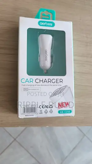 Aerbes Dual USB 2.4A Fast Car Charger 12W for Phones Tablets AB-CZ50