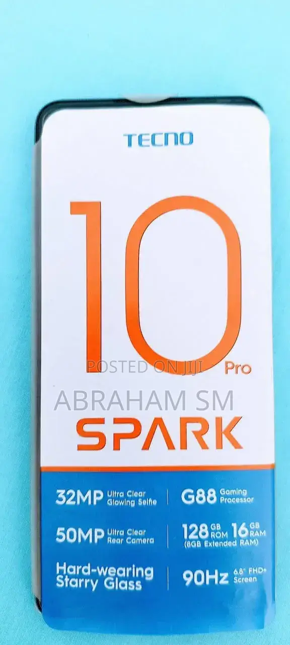 New Tecno Spark 10 Pro 256 GB Blue