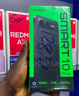 New Infinix Smart 10 Plus 128 GB Silver