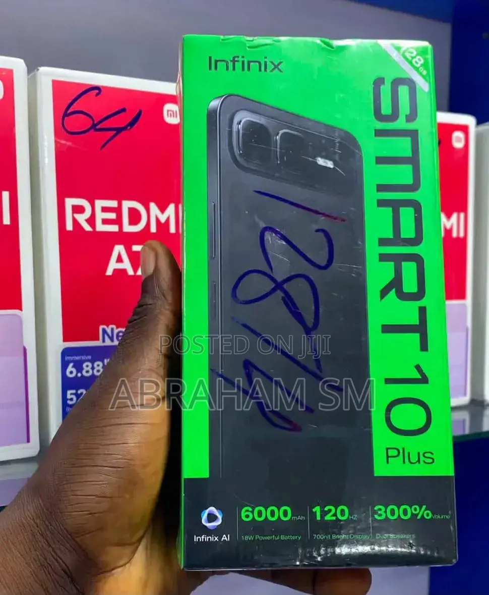 New Infinix Smart 10 Plus 128 GB Silver