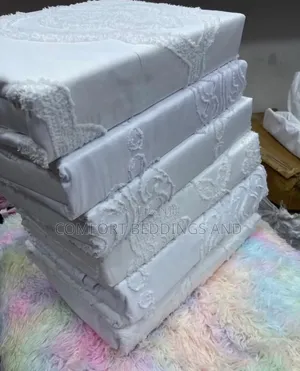 Tufted Duvet Cover Set White