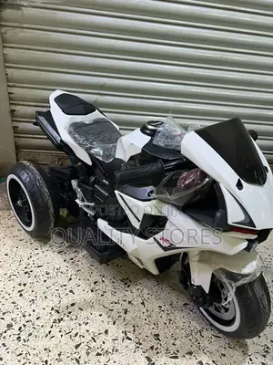 RT Rechargeable Motorcycle White