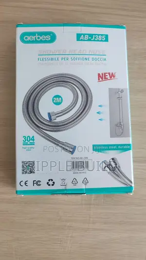 Aerbes 2M Stainless Steel Shower Hose Flexible Bathroom Pipe AB-J385