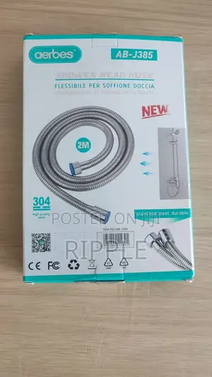 Aerbes 2M Stainless Steel Shower Hose Flexible Bathroom Pipe AB-J385