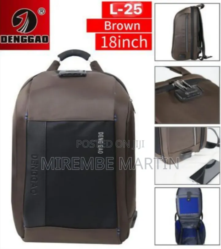 DENGGAO Anti Theft Travel Laptop Student Bookbag Backpack Bag19 Inch