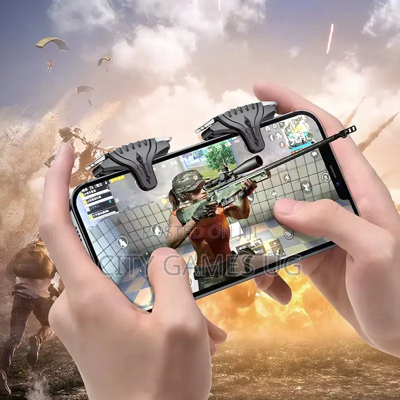 Mobile Gaming Trigger Buttons L1/R1 Clip on Triggers