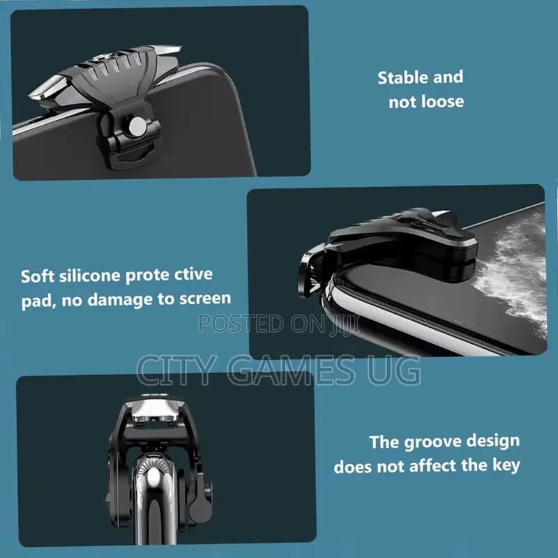 Mobile Gaming Trigger Buttons L1/R1 Clip on Triggers