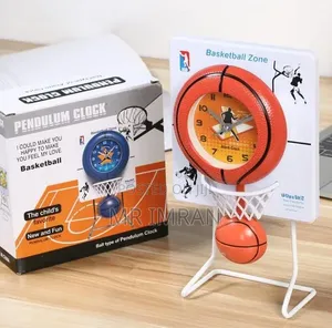 Basketball Zone Pendulum Table Clock