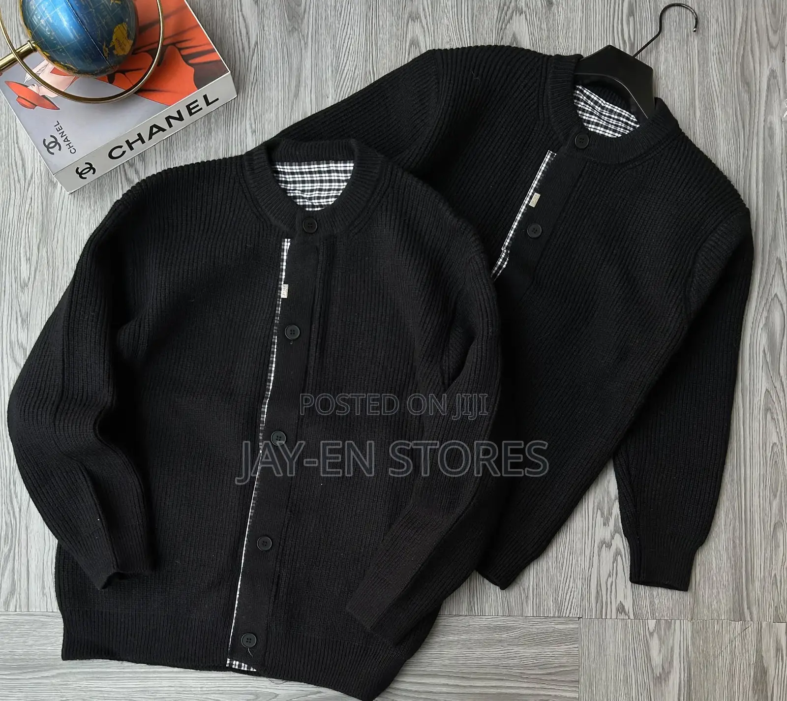 Buttoned Heavy Sweaters Available in Different Colors and Sizes