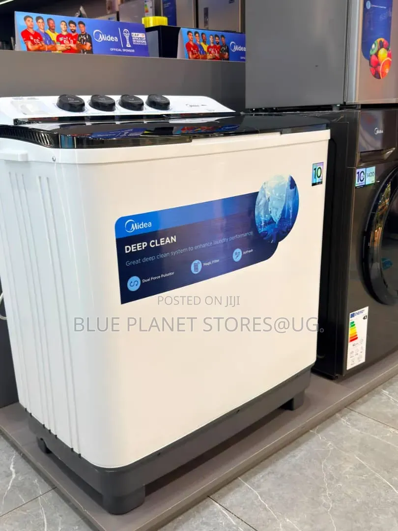 MIDEA 10kgs Semi Automatic Twin Tub Washing Machines \\ MT100W100/W.