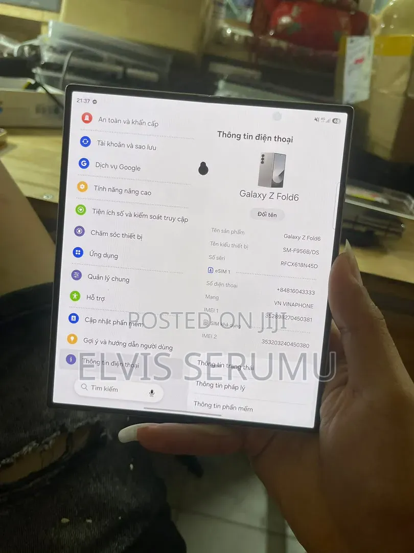 New Samsung Galaxy Z Fold6 256 GB Gray