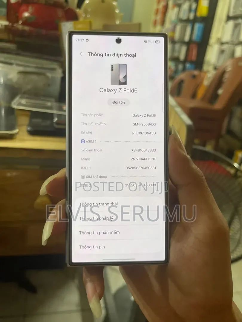 New Samsung Galaxy Z Fold6 256 GB Gray