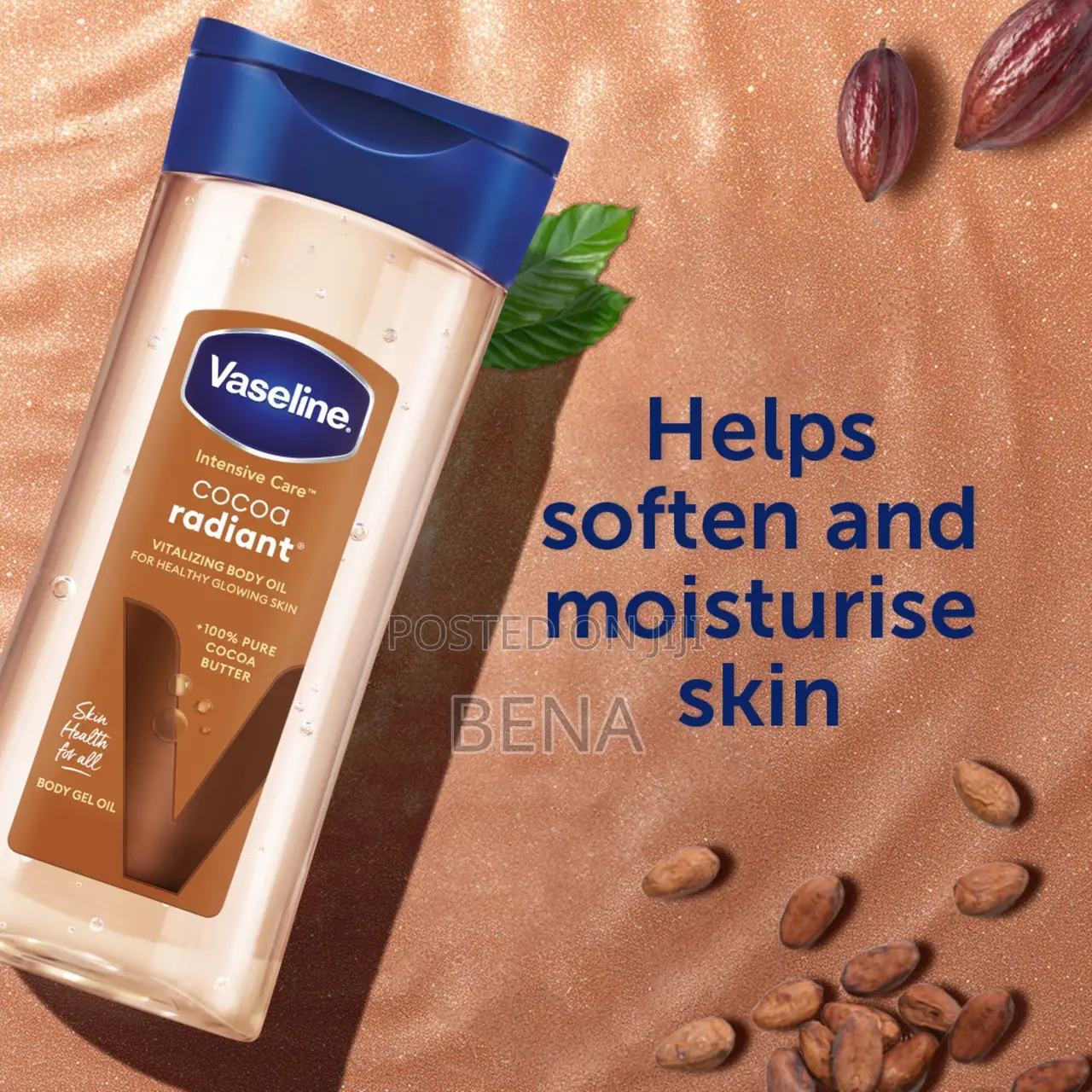Vaseline Body Oil Daily Britening, Cocoa Radiant, Coconut, Calm 200ml