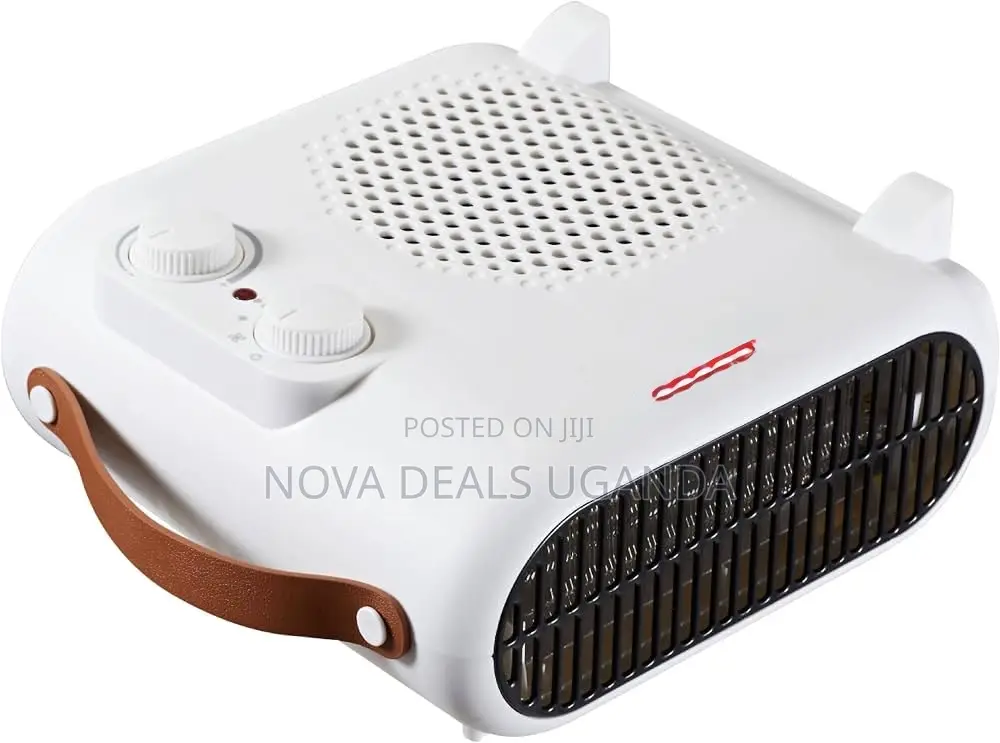 Geepas GFH28547 Fan Heater, Adjustable Thermostat, Carry Handle.