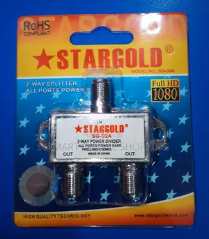 STARGOLD 2-Way Coaxial Splitter
