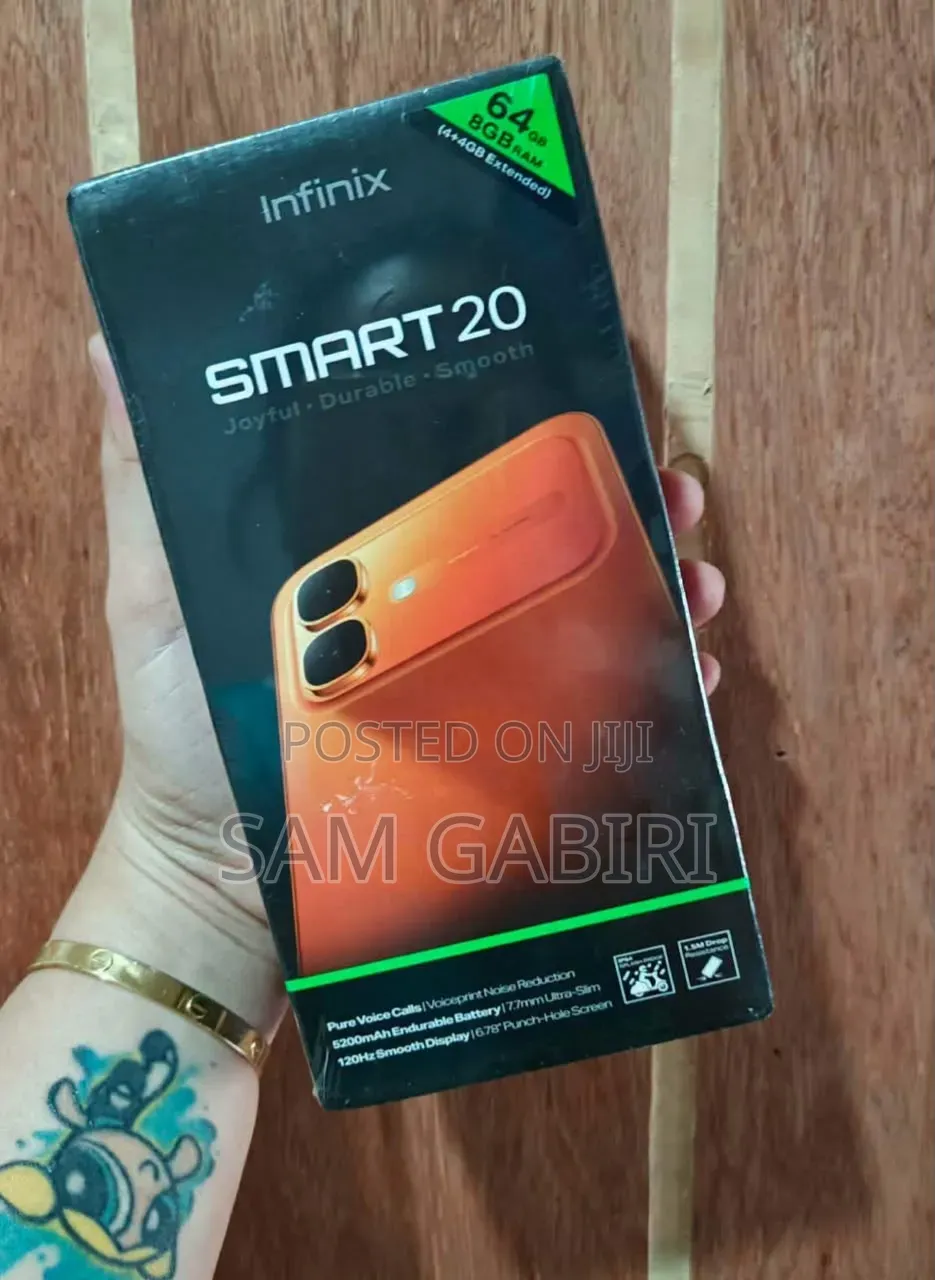 New Infinix Smart 20 128 GB Orange