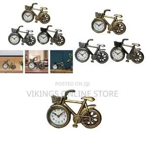 Bicycle Clock Retro Style Classic Small Decoration Bicycle Shape Alarm