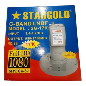 STARGOLD C-Band LNBF (SG-) – Full HD 1080p, Low Noise 17°K