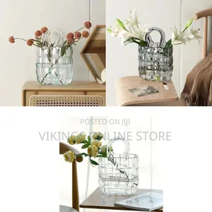 Purse Vase for Flowers Handbag Unique Glass Bag Vase
