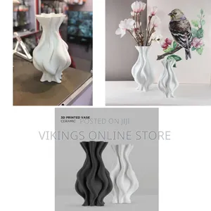 3D Printed Decorative Finger Style Ceramic Vase Flower Arrangement