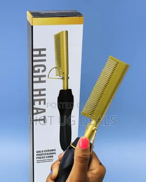 Electric Hot Comb Hair Straightener