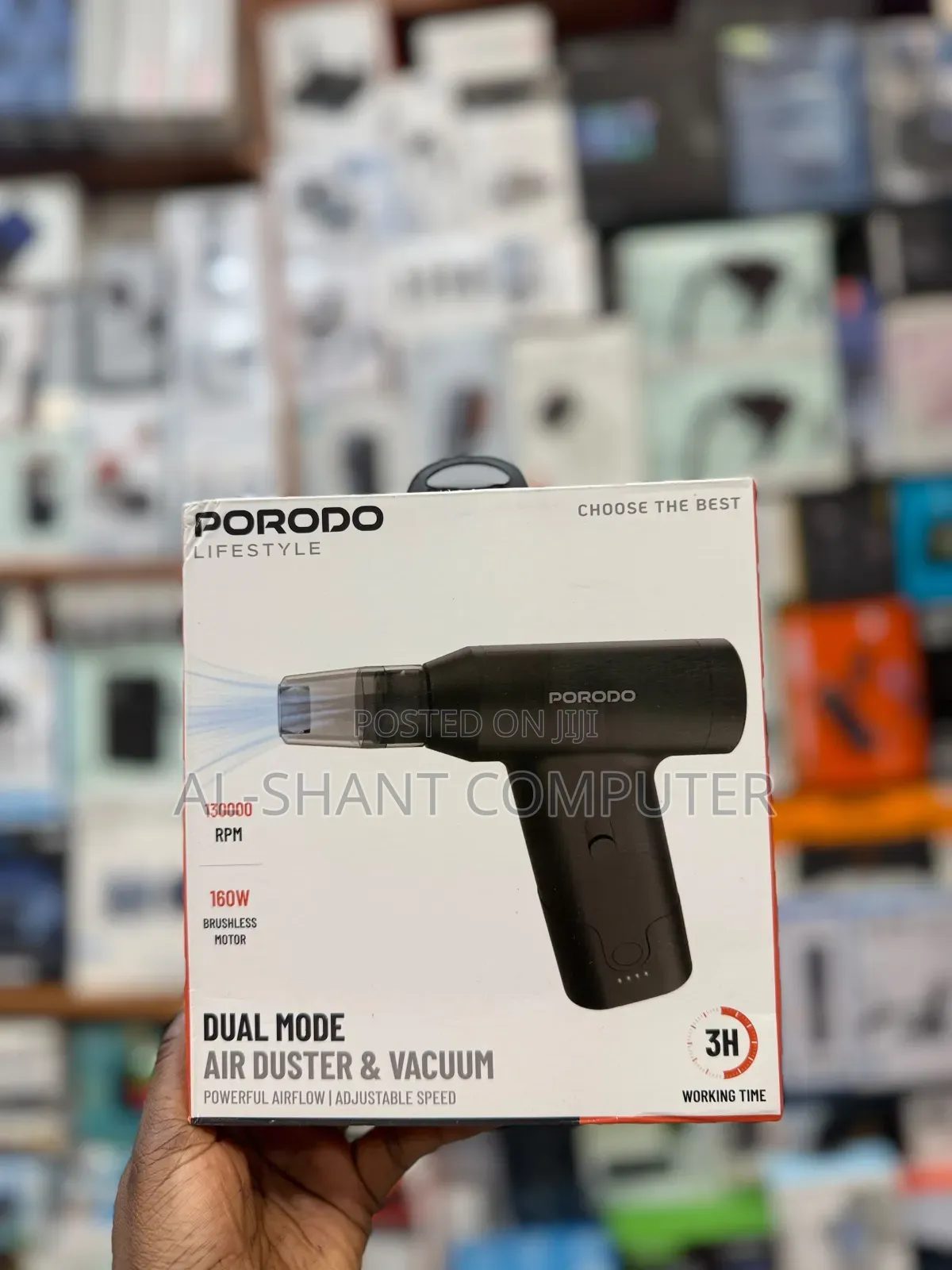 Porodo Dial Mode Air Duster and Vaccum/Air Blower