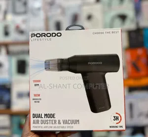 Porodo Dial Mode Air Duster and Vaccum/Air Blower