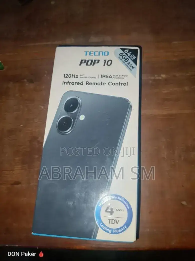 New Tecno Pop 10 128 GB Blue