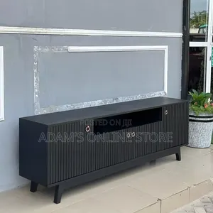 Black TV Stand 1.9meter Length