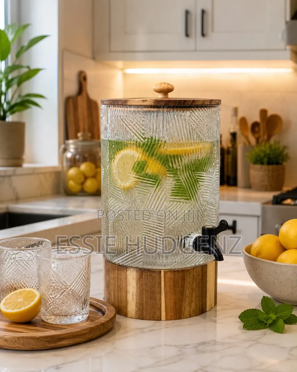 8L Wood Crafted Juice Dispensers