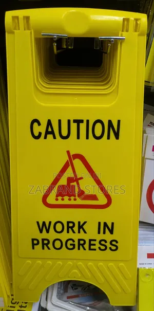 Work in Progress Road Safety Sign