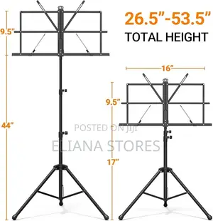 Foldable Tripod Sheet Music Stand