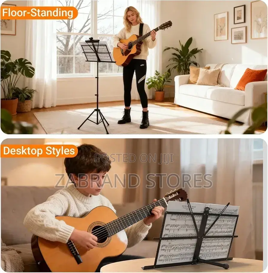 Foldable Tripod Sheet Music Stand