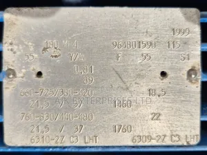 Used Original Three Phase 25hp Normal Speed Motor