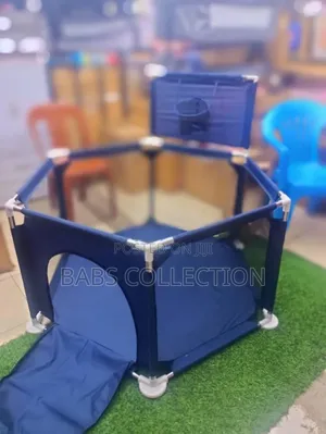 Foldable Kid's Play Ground With Material Play Fence