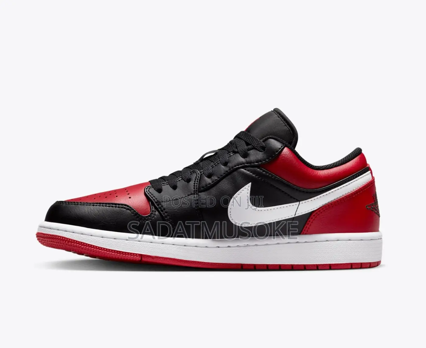 Air Jordan 1 Low ‘Black Gym-Red White Sneakers