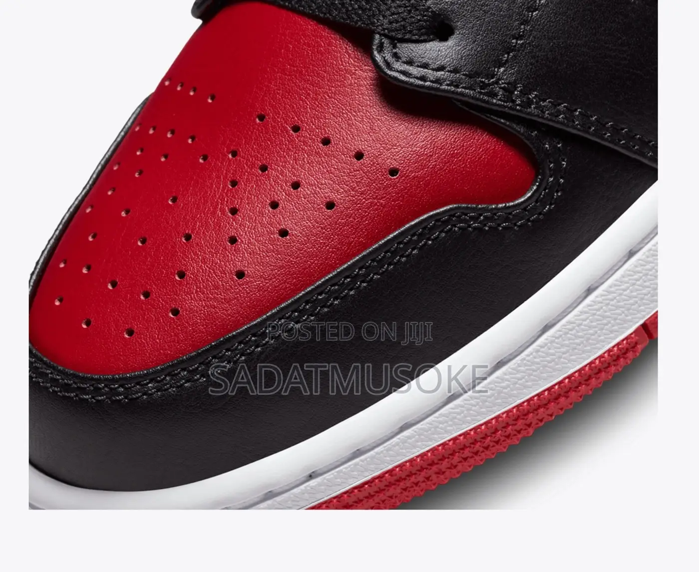 Air Jordan 1 Low ‘Black Gym-Red White Sneakers