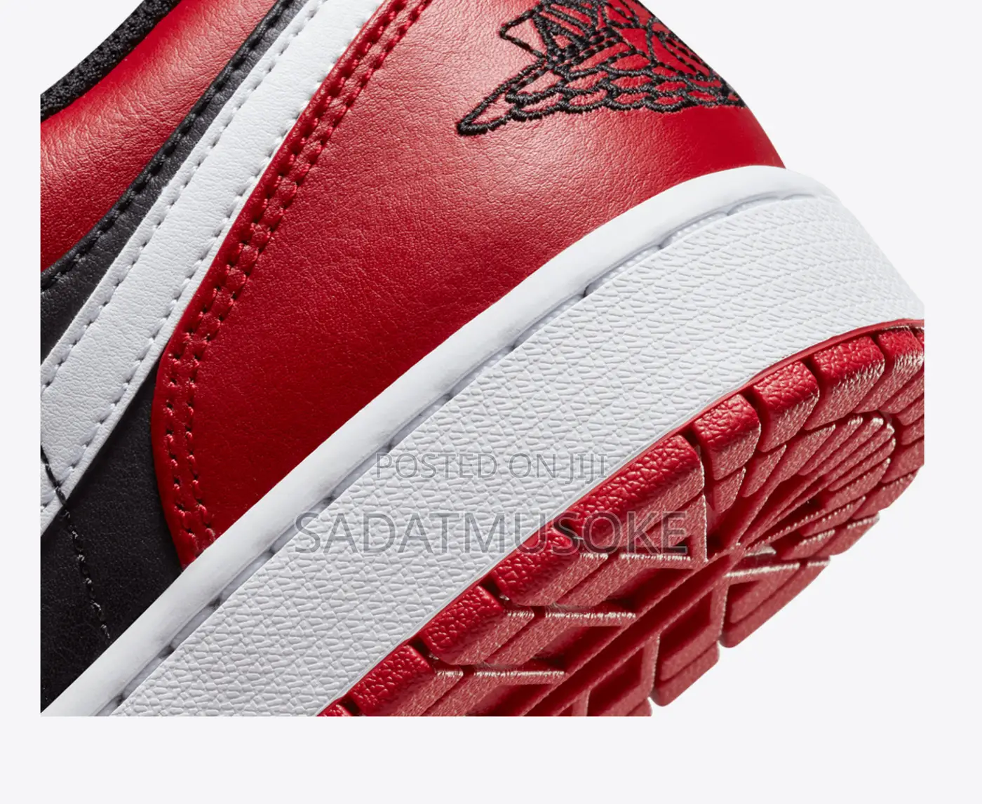 Air Jordan 1 Low ‘Black Gym-Red White Sneakers
