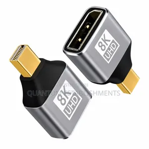 Mini DisplayPort to DisplayPort Adapter at 60Hz DP 1.4 Connector