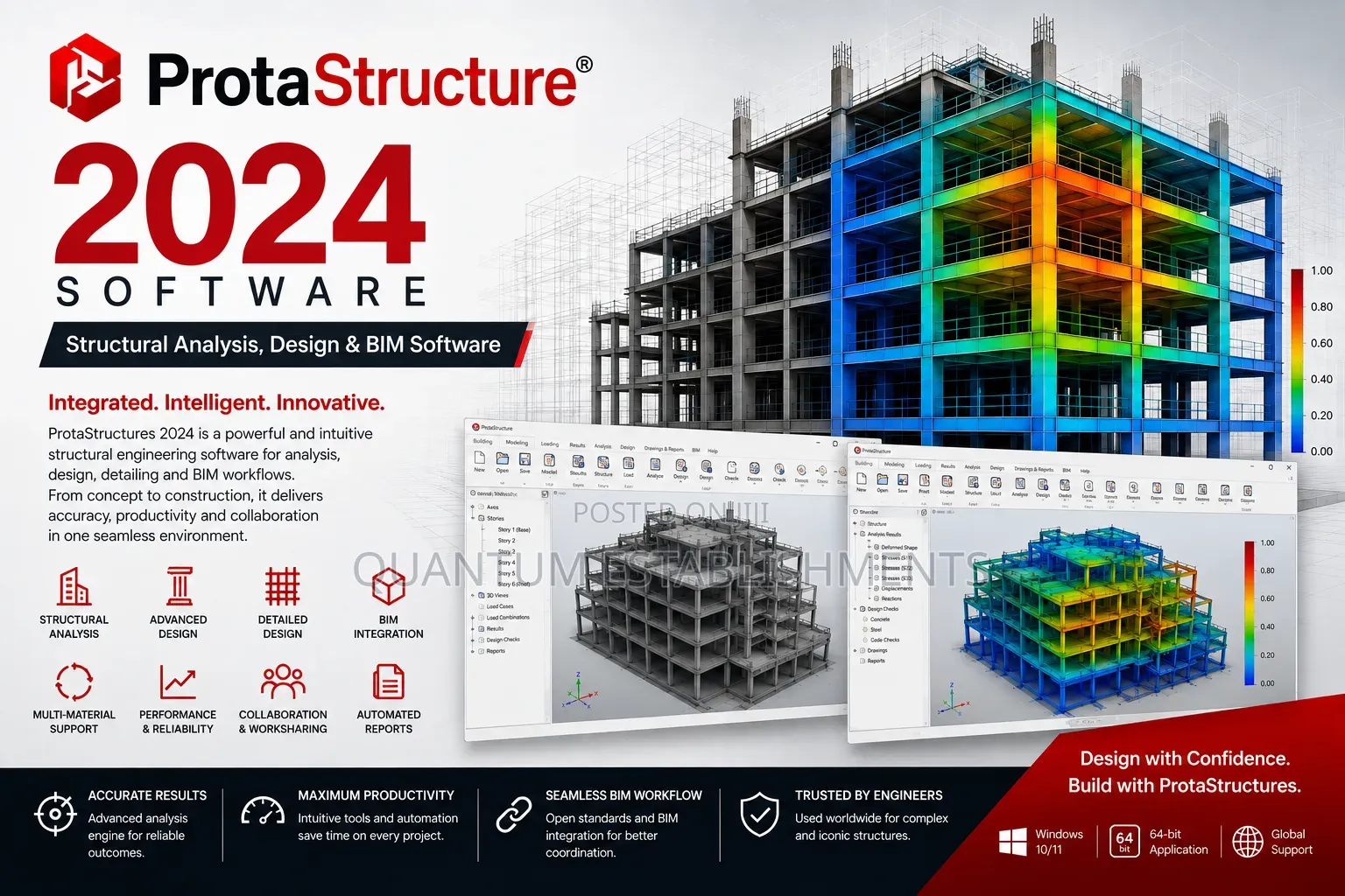 ProtaStructure 2024 | Structural Analysis, Design and BIM Software