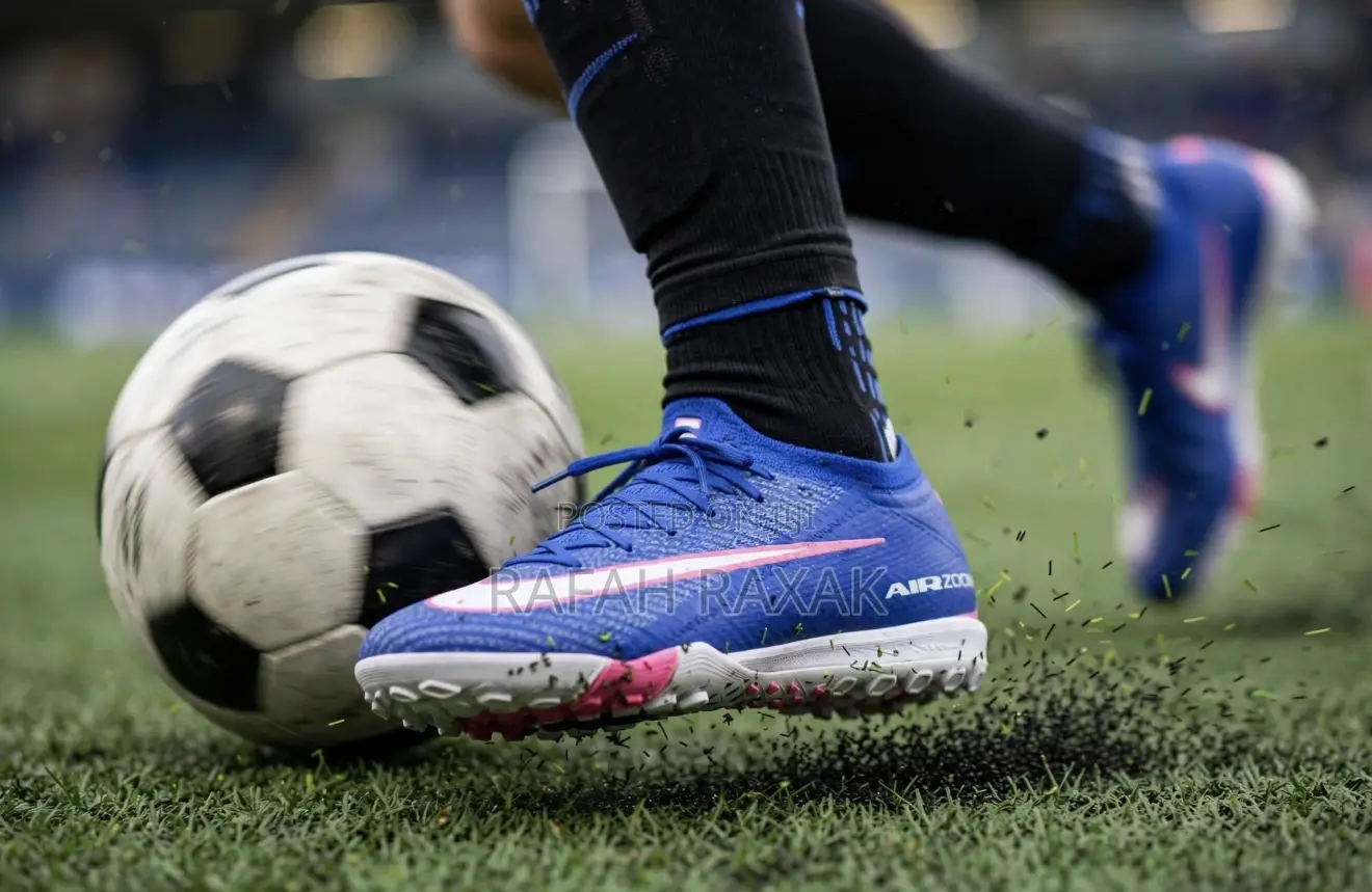 Blue Nike Air Zoom Mercurial Vapor 16 Pro Academy Turf Football Boots