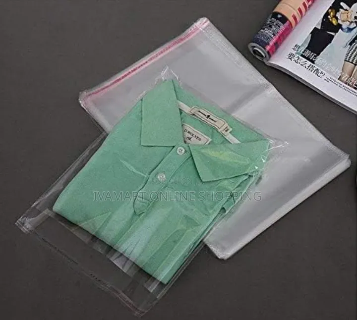 Packaging Bags (Buveras) for Clothes, Other Items - 100 PCS in a Pack