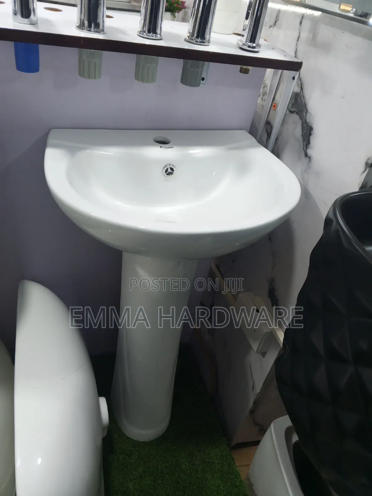 Hand Basin With Pedestal Big Size Frencia Good Quality+All Types)