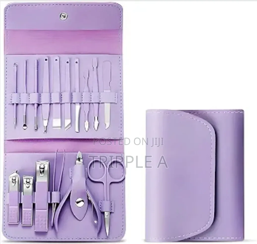 16pcs Stainless Steel Nail Care Tool