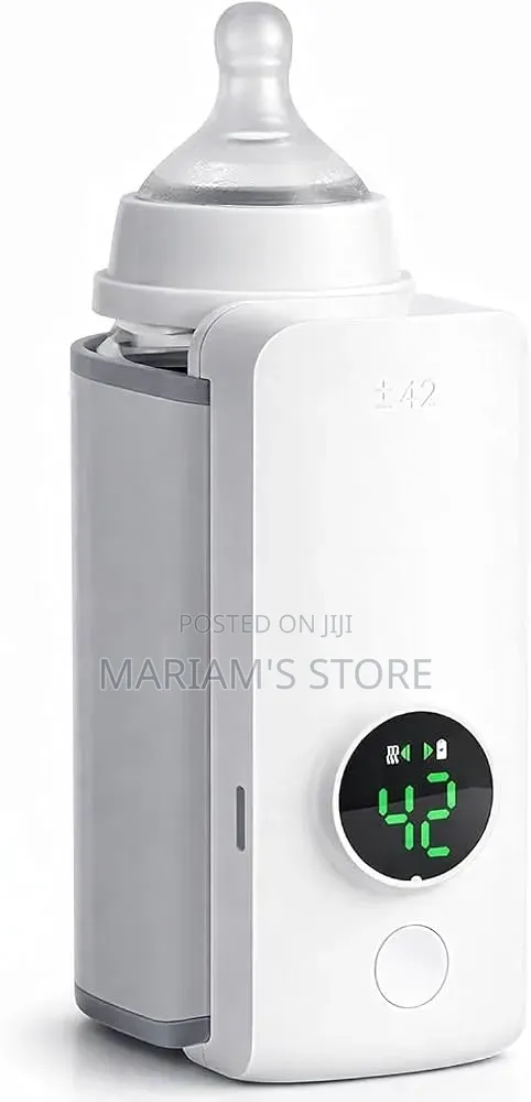 Portable and Rechargeable Baby Bottle Warmer With Digital Temp