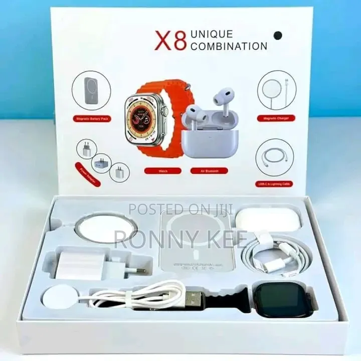 Unique Combo Smartwatch {With a Mag Safe Power Bank,free Air Pods R}