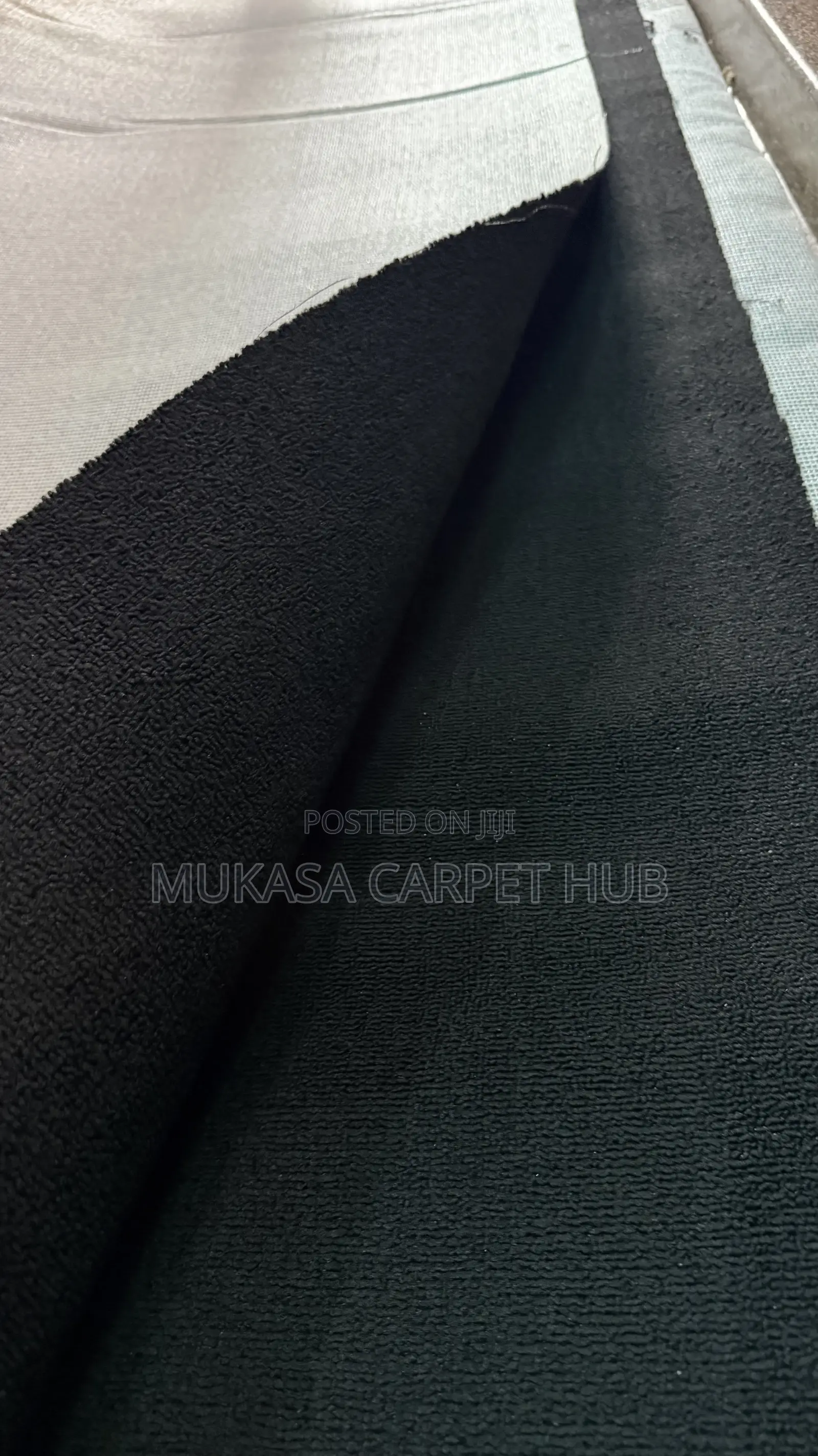 Best Black Woolen Carpet in Uganda – Modern Design